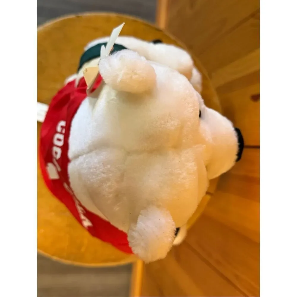 Vintage Coca Cola Polar Bear Stuffed Animal 1998 11
